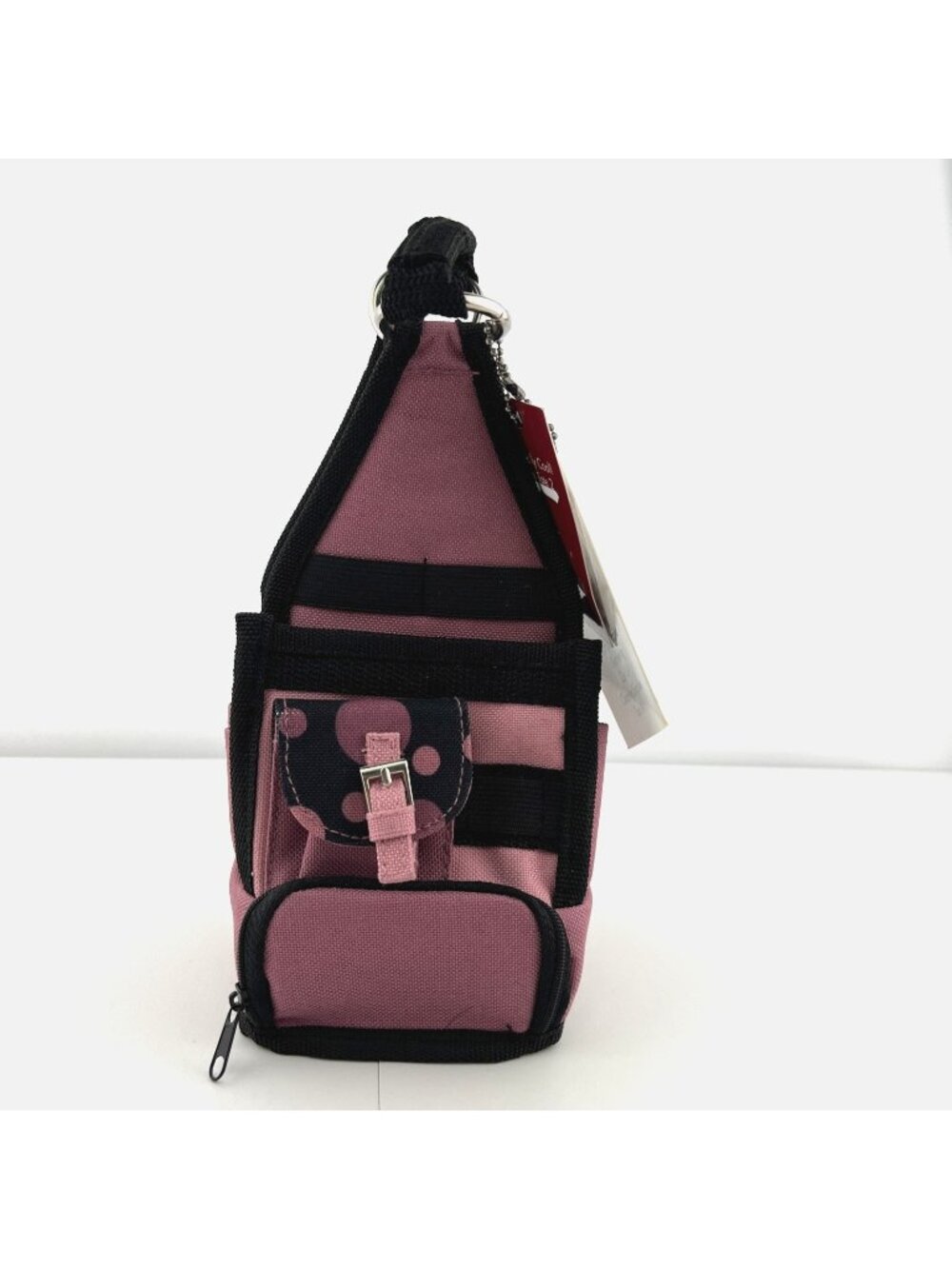 AMM Tote-Ally Cool Mini Tote On-the-Go Craft Bag Plum Pink Purple Black Canvas